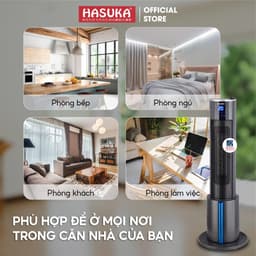Máy sưởi gốm HASUKA HSK-189 - Công suất 2200W - Phun sương tạo ẩm 3 mức nhiệt kèm điều khiển từ xa - Hàng chính hãng 5