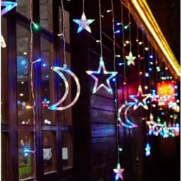 Đèn Rèm Noel trang trí giáng sinh,trang trí TẾT nhà cửa, đèn dây trang trí màu vàng và nhiều màu cực đẹp 5