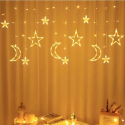 Đèn Rèm Noel trang trí giáng sinh,trang trí TẾT nhà cửa, đèn dây trang trí màu vàng và nhiều màu cực đẹp 9