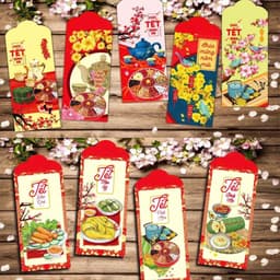 Lì xì tết 2026 [ Combo 50 ] 2026 Bính Ngọ giá sỉ đẹp độc lạ theo yêu cầu 7