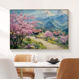 Tranh treo tường in canvas phong cảnh thiên nhiên Tây Bắc 80 x 60 cm 4