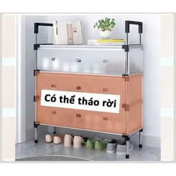 Kệ Để Giày 5 Tầng Kèm Vách Chắn Bụi Bảo Vệ Giày Cực Sang Trọng 7