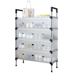 Kệ Để Giày 5 Tầng Kèm Vách Chắn Bụi Bảo Vệ Giày Cực Sang Trọng 4