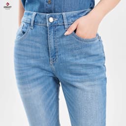 [ẨN] Quần dài Nữ Genviet vải Jeans Trẻ trung form Slimfi 8157 4