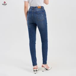 [ẨN] Quần dài Nữ Genviet vải Jeans Trẻ trung form Slimfi 8157 3