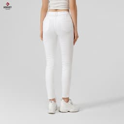 [ẨN] Quần Dài Nữ Genviet vải Jeans Cơ Bản form Col Cơ Bả 8392 6