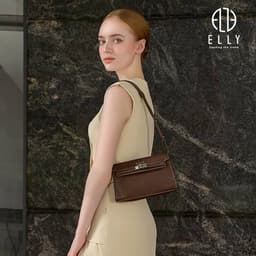 Túi Xách Nữ ELLY EL322 Da Tổng Hợp Cao Cấp Đeo Chéo Đeo Vai Thời Trang Chính Hãng Thanh Lịch 2
