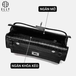 Túi Xách Nữ ELLY EL322 Da Tổng Hợp Cao Cấp Đeo Chéo Đeo Vai Thời Trang Chính Hãng Thanh Lịch 6