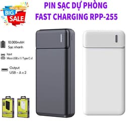 Pin Dự Phòng Sạc Nhanh 22.5W Remax RPP-255 10.000mah và Deiog DY-102 10.000mah 2