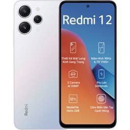 Điện thoại Xiaomi Redmi 12 Ram 8G bộ nhớ 128GB máy chính hãng qua sử dụng máy zin đẹp 99 full chức năng 6