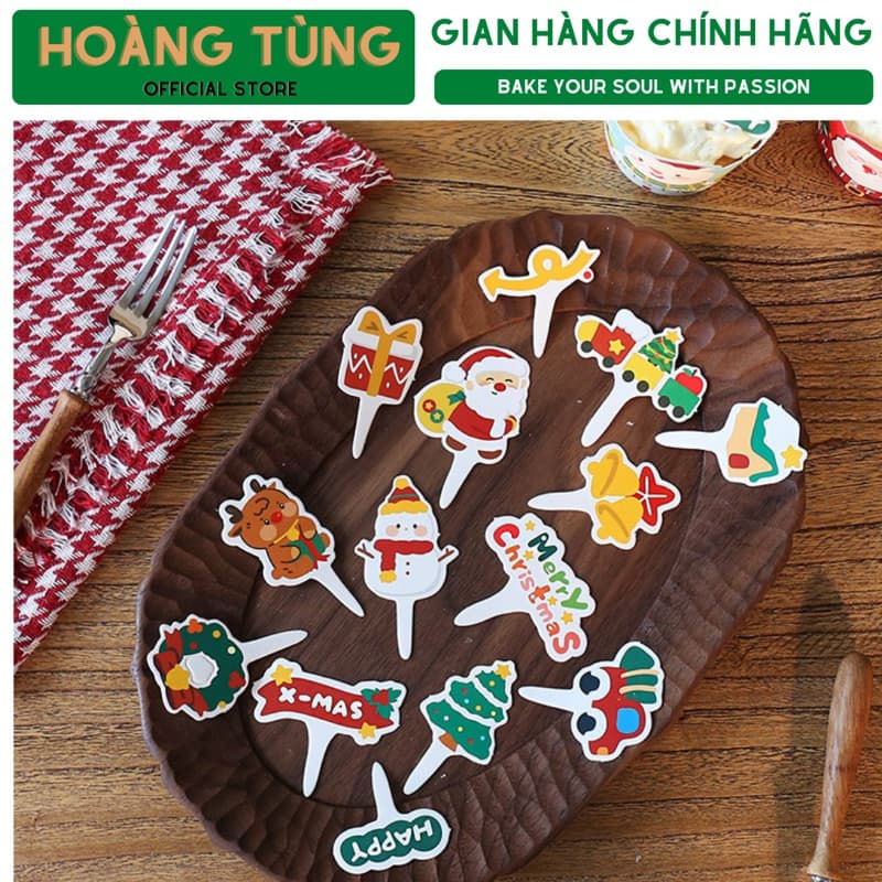 [2025] 15 Tag Trang Trí Giáng Sinh, Trang Trí Bánh Kem Noel