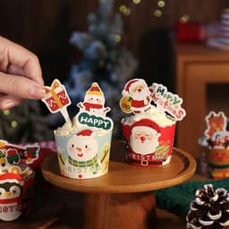 [2025] 15 Tag Trang Trí Giáng Sinh, Trang Trí Bánh Kem Noel 3