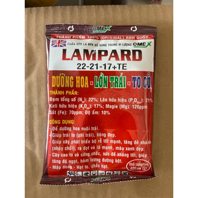 Dưỡng Hoa, Lớn trái Lampard 40gr Boly