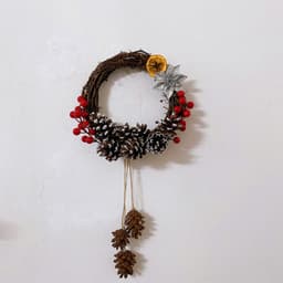 Vòng Nguyệt Quế Giáng Sinh, Noel, Vòng Treo Cửa Handmade, trang trí noel size 20cm, 30cm 4