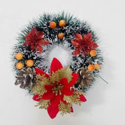 Vòng Nguyệt Quế Giáng Sinh, Noel, Vòng Treo Cửa Handmade, trang trí noel size 20cm, 30cm 5