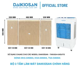 Tấm làm mát quạt điều hòa Daikiosan DKA-04500A, KSA-04500A, TKA-04500A - Hàng Chính Hãng 1