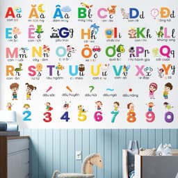 Decal Dán Tường Bảng Chữ Cái Tiếng Việt 4
