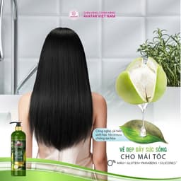 Dầu gội Avatar Tinh chất Bưởi Hà Thủ Ô 600ml 500ml Bí quyết mái tóc suôn mượt chắc khỏe Cosin Store 4