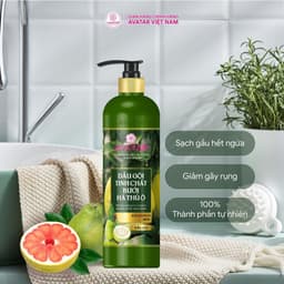 Dầu gội Avatar Tinh chất Bưởi Hà Thủ Ô 600ml 500ml Bí quyết mái tóc suôn mượt chắc khỏe Cosin Store 2
