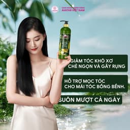 Dầu gội Avatar Tinh chất Bưởi Hà Thủ Ô 600ml 500ml Bí quyết mái tóc suôn mượt chắc khỏe Cosin Store 3