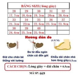 Giày lười cho Mẹ và Bé Đế Mềm Chống Trượt Siêu Nhẹ Phối Lưới Thoáng Khí 5Cho Bé Trai Và Gái 669 5