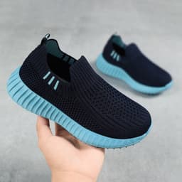 Giày lười cho Mẹ và Bé Đế Mềm Chống Trượt Siêu Nhẹ Phối Lưới Thoáng Khí 5Cho Bé Trai Và Gái 669 8