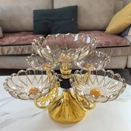 Khay Đựng Mứt Tết 4,5 Tầng Đựng Bánh Kẹo Hoa Quả Phong Cách Hiện Đại Đơn Giản 9