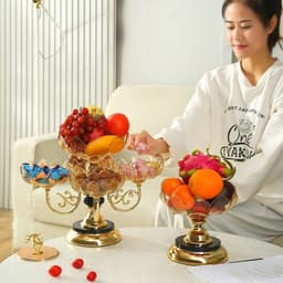 Khay Đựng Mứt Tết 4,5 Tầng Đựng Bánh Kẹo Hoa Quả Phong Cách Hiện Đại Đơn Giản 8
