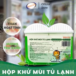 Hộp Khử Mùi Tủ Lạnh Beecok Than Hoạt Tính Hương Trà Xanh 150g Chống Khử Mùi Hôi 3