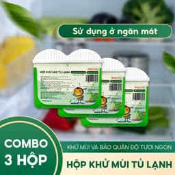 Hộp Khử Mùi Tủ Lạnh Beecok Than Hoạt Tính Hương Trà Xanh 150g Chống Khử Mùi Hôi 8