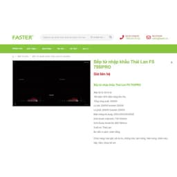 Bếp từ Faster FS 755i Pro | Công nghệ liu riu mới nhất|Nhập Thái Lan 7