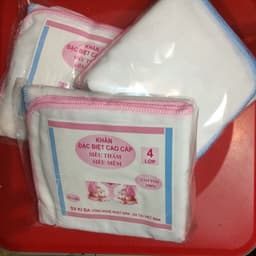 Combo 10 Khăn Xô Sữa Trắng 4 Lớp Siêu Thấm Mềm Mại, Xuất Nhật (1 Gói) 7