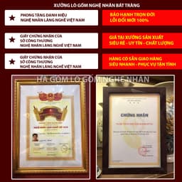 HG000 Bộ 20 Món Đồ Thờ Cúng Ban Thờ dài 1m7-2m TẶNG Thất Bảo, Tro Nếp, Nước Thơm Men rạn đắp nổi Bát Tràng 3