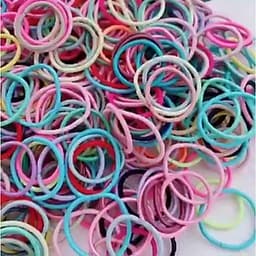 [ComBo] 100 Dây Chun Buộc Tóc CA Nhiều Màu Tặng Bé Gái [Mẫu T1] .[SLV] 3