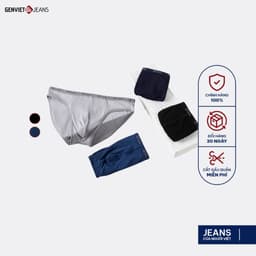 Quần Lót Tam Giác Nam GENVIET Thun 4 Chiều Co Giãn Ôm Sát, Thoáng Khí Thoải Mái Cả Ngày UU0520W0001 1