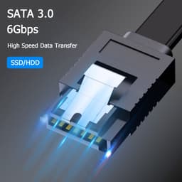 Cáp SATA3 6Gb/s Chính Hãng Cho Ổ Cứng SSD & HDD 2.5” 3.5” - Dây Kết Nối Mainboard  Chất Lượng Cao 6