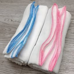 Khăn Tắm Xô Trắng Kiba Siêu Mềm 4 Lớp (75x75cm) 3