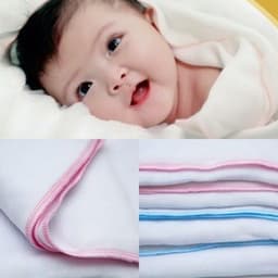 Khăn Tắm Xô Trắng Kiba Siêu Mềm 4 Lớp (75x75cm) 5