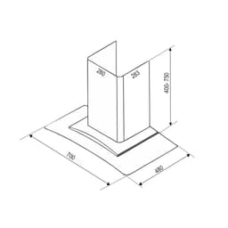 Hút mùi kính cong bauer 70EC3B phím cơ màu đen, siêu êm / bảo hành 2 năm chính hãng 3