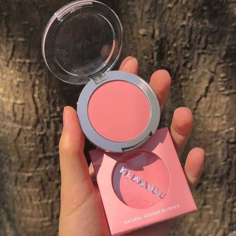 Phấn Má Hồng Klavuu Tone 5 Rosy Peony, Hồng Urban Pearlsation Natural Powder Blusher (5.5g)