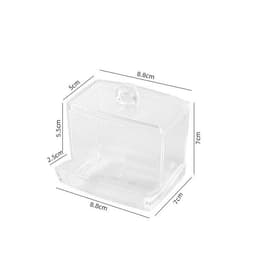 Hộp Đựng Bông Tăm+ Bông Tẩy Trang 1 Tầng 8