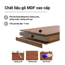 Tủ bắc âu CNC FULL HẬU, kệ sách để sàn đa năng, tủ sách có ngăn kéo tiện lợi chất liệu gỗ chống mối mọt MDF TAGO 2