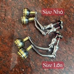 Tay Quay Núm Độ Inox Kim Loại Cao Cấp Cho Máy Câu Cá – Tay Quay Núm Vàng Đen, Chịu Lực, Phù Hợp Nhiều Dòng Máy 2