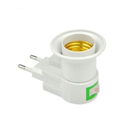 Đuôi đèn E27 có công tắc và phích cắm trực tiếp vào ổ, chuôi đèn xoay đui bóng đèn E27 hàng mới về 2