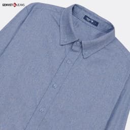 [ẨN] Áo Sơ Mi Dài Tay Nam GENVIET Chất Liệu Cotton Dáng Ôm Vừa, Thiết Kế Trẻ Trung Thoải Má 8538 2