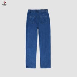 Quần Dài Nữ GENVIET Vải Jeans Trẻ trung Form Col Thụng, Quần Bò Baggy Nữ Cạp Chun Chất Liệu Co Giãn Hiện Đạ 8522 8