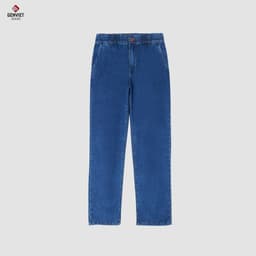 Quần Dài Nữ GENVIET Vải Jeans Trẻ trung Form Col Thụng, Quần Bò Baggy Nữ Cạp Chun Chất Liệu Co Giãn Hiện Đạ 8522 7