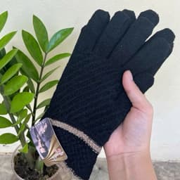 găng tay len nam-gang tay len SIÊU DÀY nam nữ mùa đông 3