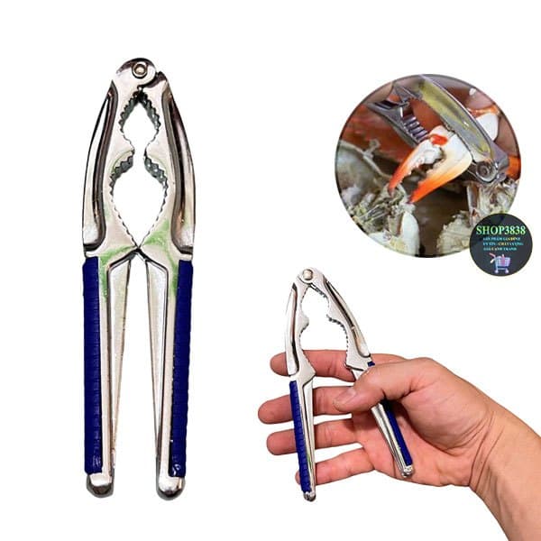 Kẹp Càng Cua Tách Vỏ Hạt Macca Óc Chó TH Dragon Trợ Lực Inox Chống Gỉ