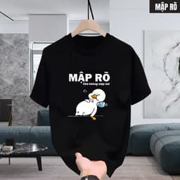 Áo thun nam nữ cổ tròn MẬP RÕ KHÔNG MẬP MỜ - THẾ DỚI ĐỘNG ZỊT form unisex chất cotton mềm mại, áo thun local 2